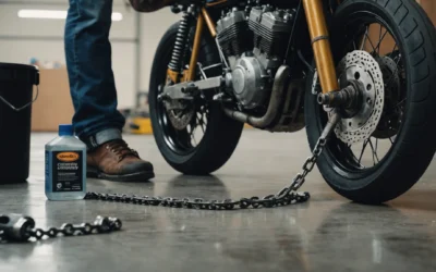 Guide Pratique pour Nettoyer Efficacement la Chaîne de votre Moto Essence